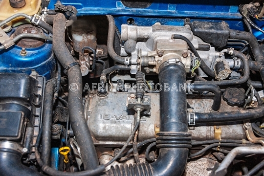 old car engine
