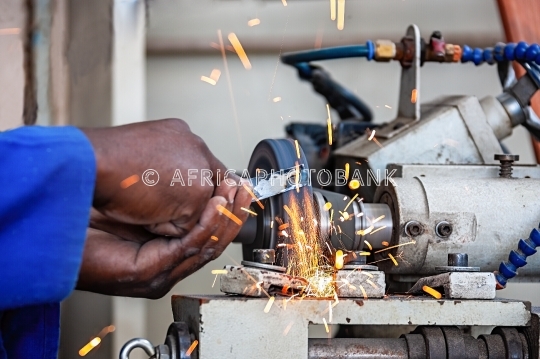 african worker