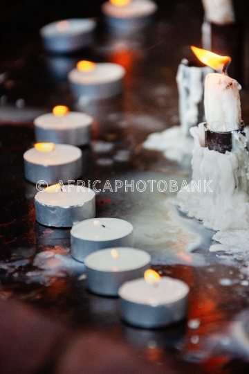 candle burning
