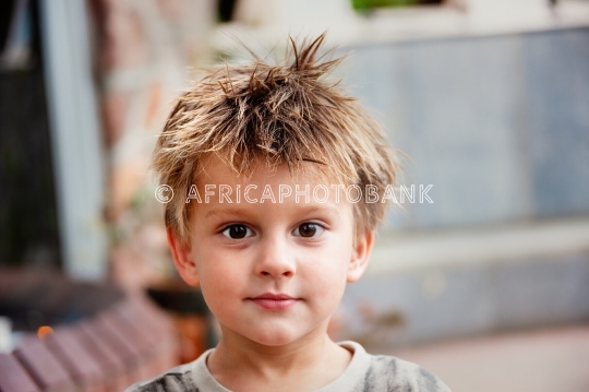 caucasian child