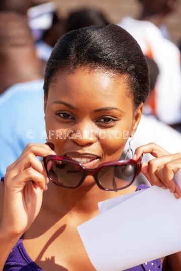 young african woman