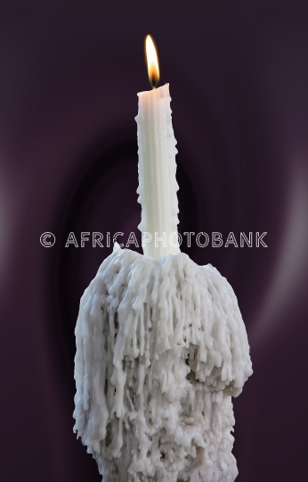 candle melting