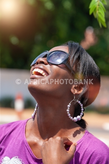 young african woman