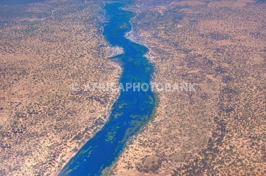 aerial Botswana