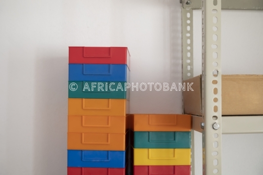 colorful boxes