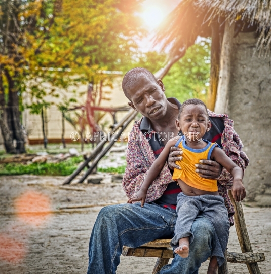 African father