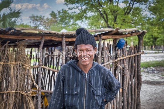 African man