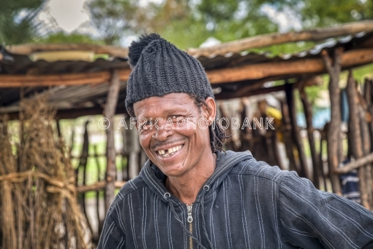 African man
