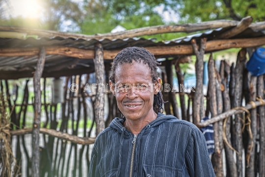 African man