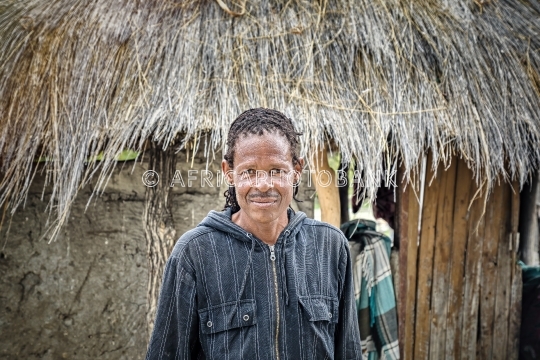 African man