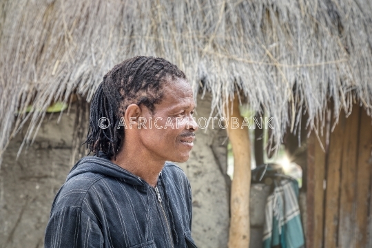 African man