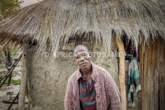 African man