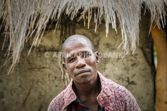 African man