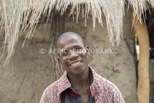African man