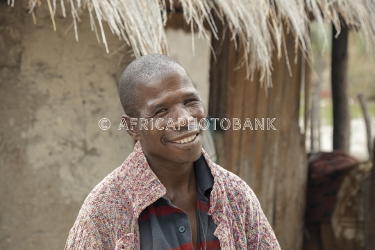 African man