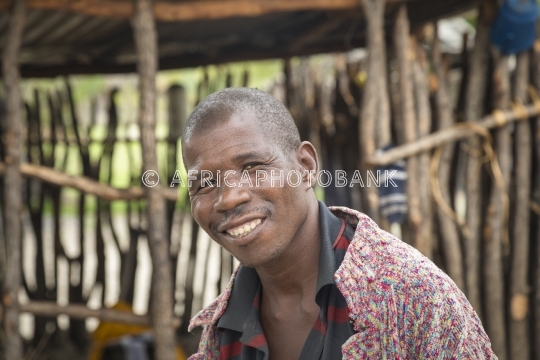 African man