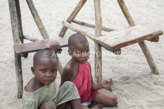 two kids