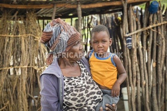 African old granny