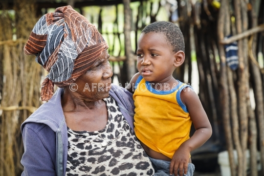 African old granny