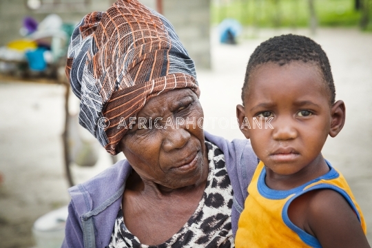 African old granny