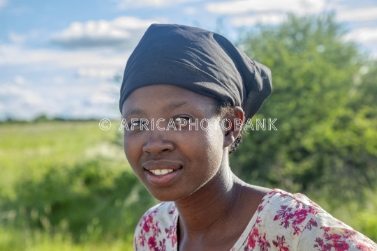 African village woman