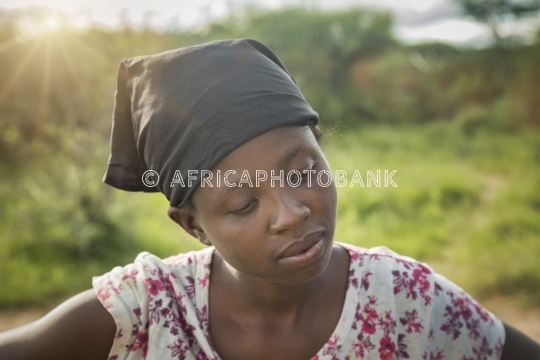 portrait African woman