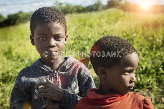 brothers African children