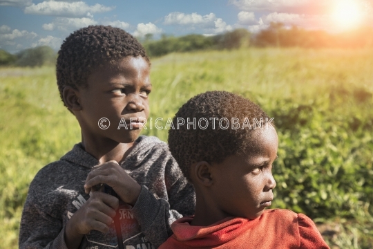 brothers African children