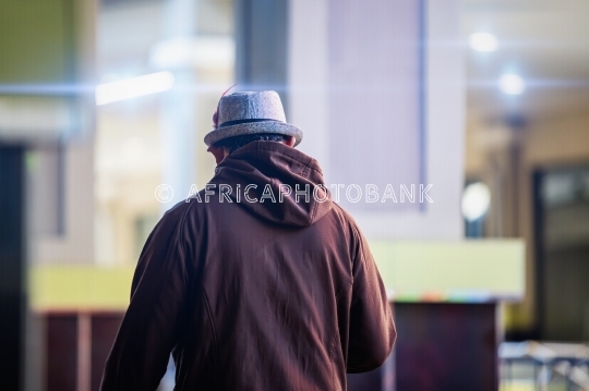 african man with hat