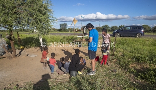 African family village
