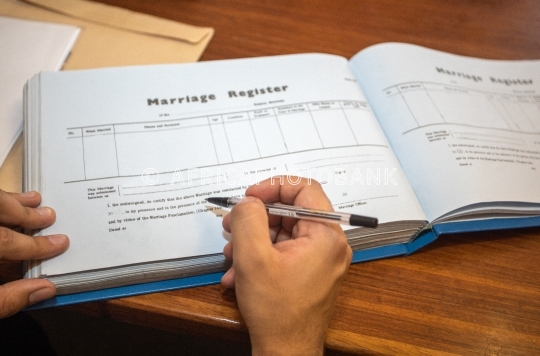 marriage register