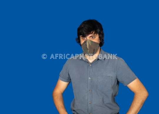 young man mask