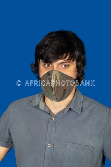 young man mask