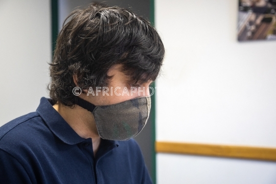 man with mask