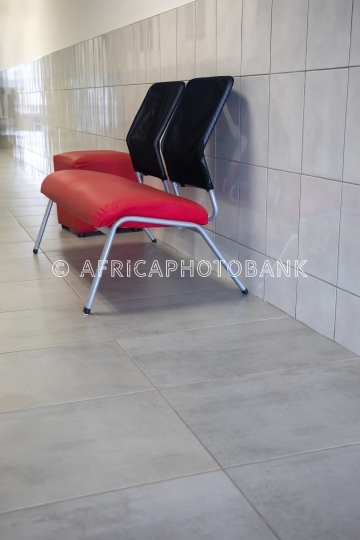 red chairs