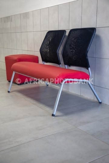 red chairs