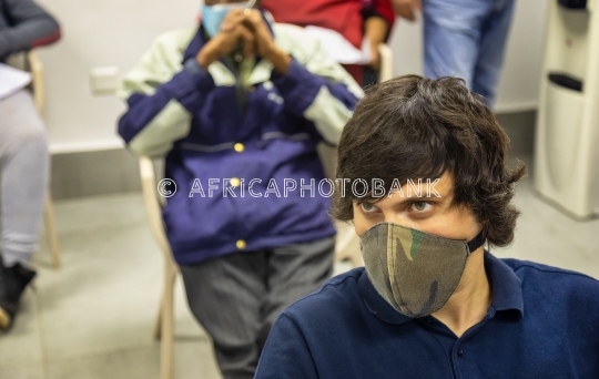 man with mask