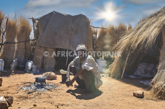 old African man