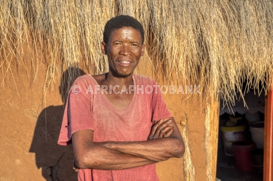 African man