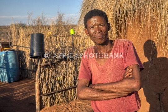 African man