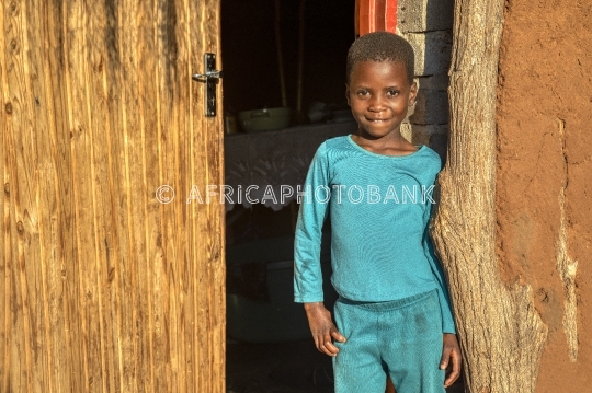 happy African child