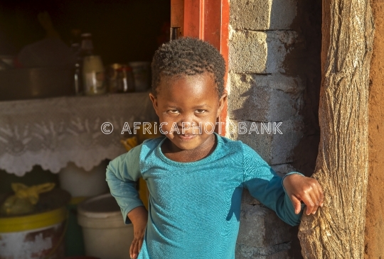happy African child