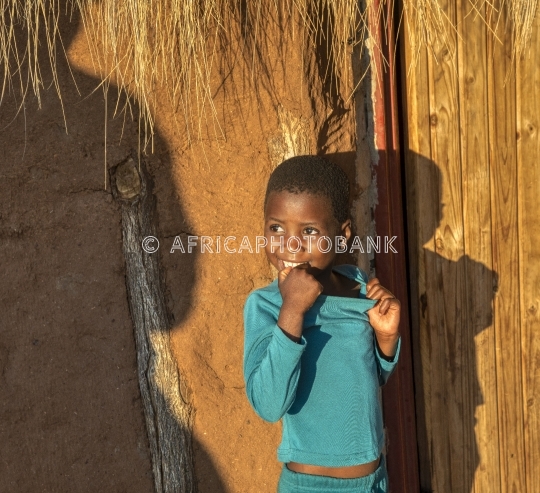smiling African girl