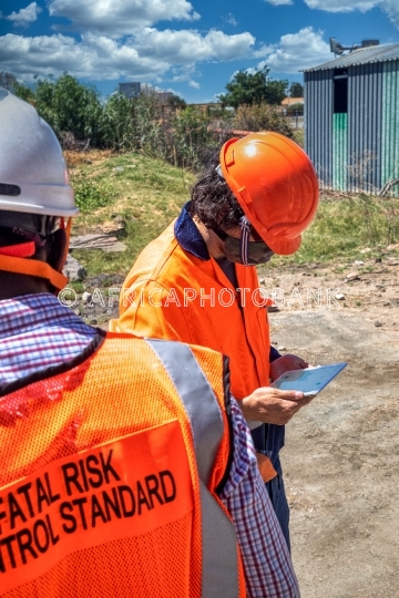 miner with tablet