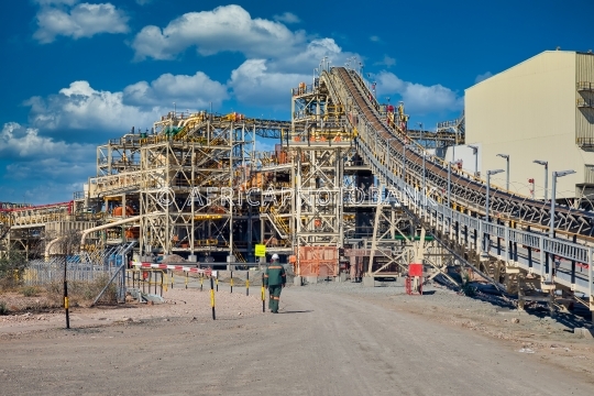 processing plant diamond mine