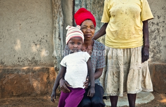 African mother and child 