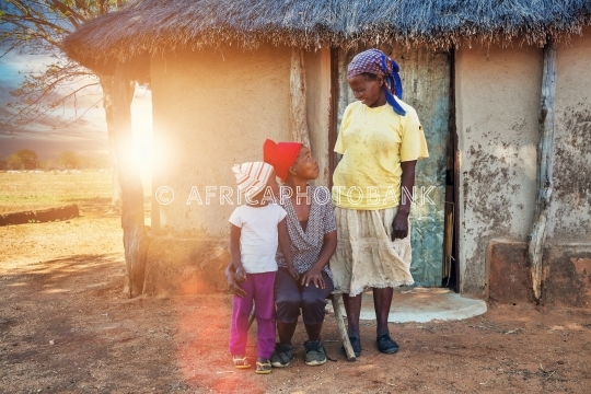 African mother and child 