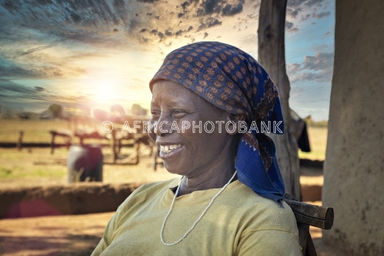 african woman portrait