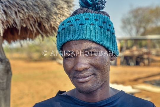 African man