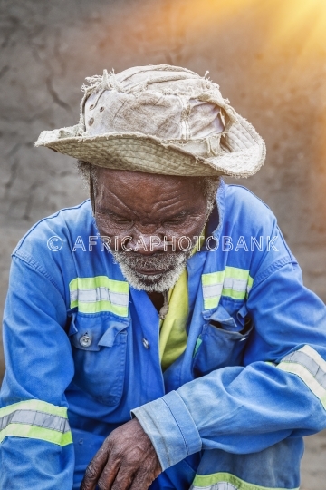 African old man